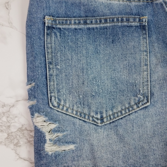 Pistola Nova High Rise Distressed Cut Off Shorts Santa Fe Color Size 26 - Picture 14 of 16